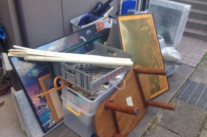 名古屋市名東区で不用品回収作業
