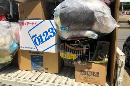 名古屋市名東区で不用品回収作業
