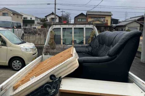 小牧市でベッド、ソファの不用品回収のご依頼